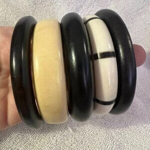 🐻Set of Five 3" Bangle Bracelets